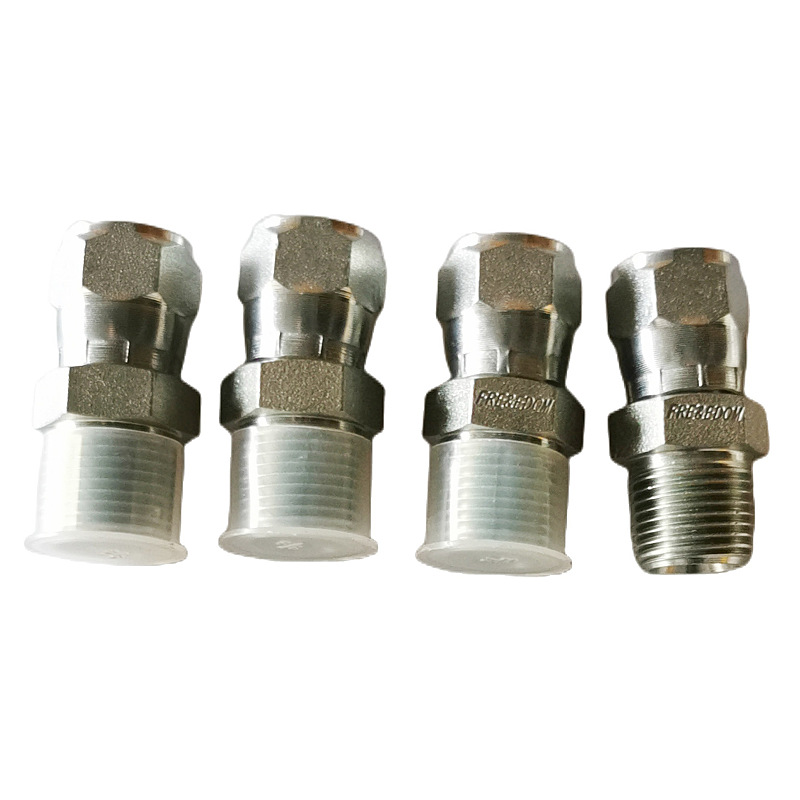 FRE&EDOM  美制螺纹JIC37°&NPTF直通接头 6505-06-06-FG