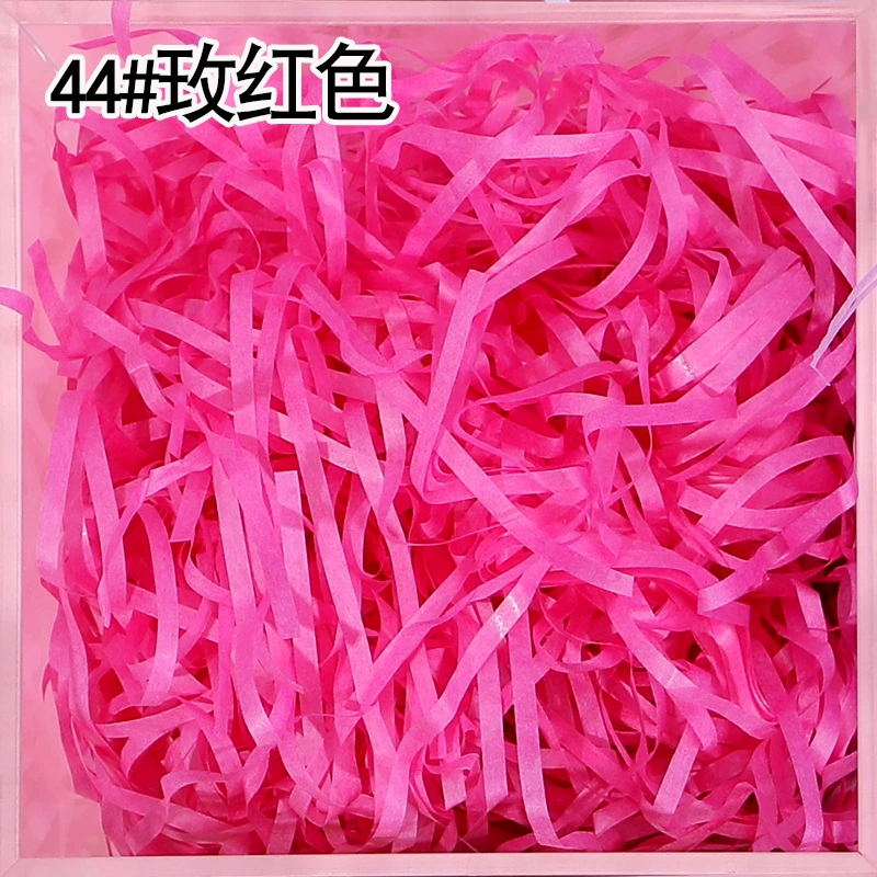 Плотный обложной карт зубчик raffia порванная бумага шелк 50g 30g бумага шелк упаковочная подарочная коробка декор заполнение цветной стружкой бумажные полоски