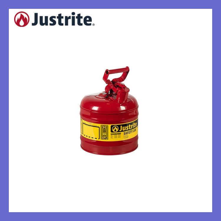 杰斯瑞特安全罐 Justrite7.5升 I型钢制安全罐7120100Z