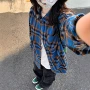 夏季格子复古百搭衬衫