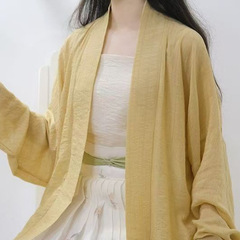 花朝記【初夏】オリジナル漢服女性日常宋製飛行機袖一枚式百パートナースカート春夏新作
