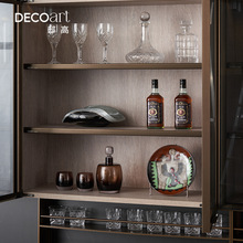 美式乡野复古酒柜装饰摆件轻奢高档高级感客厅展示柜家居软装好物