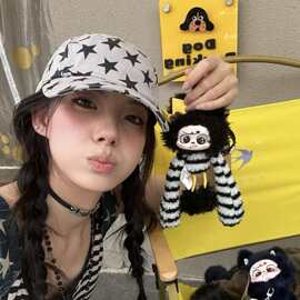 美式辣妹星星街头五片鸭舌帽新款百搭遮阳防晒工装风个性棒球帽