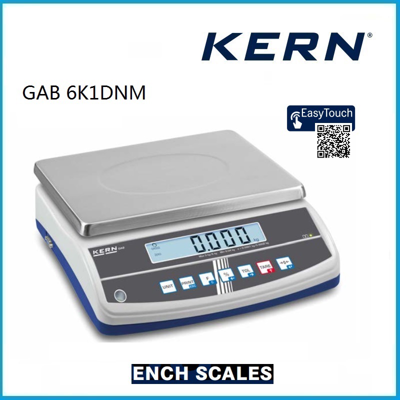 3/6kg 自动检重和分类秤 EC型式认证 GAB 6K1DNM KERN品牌