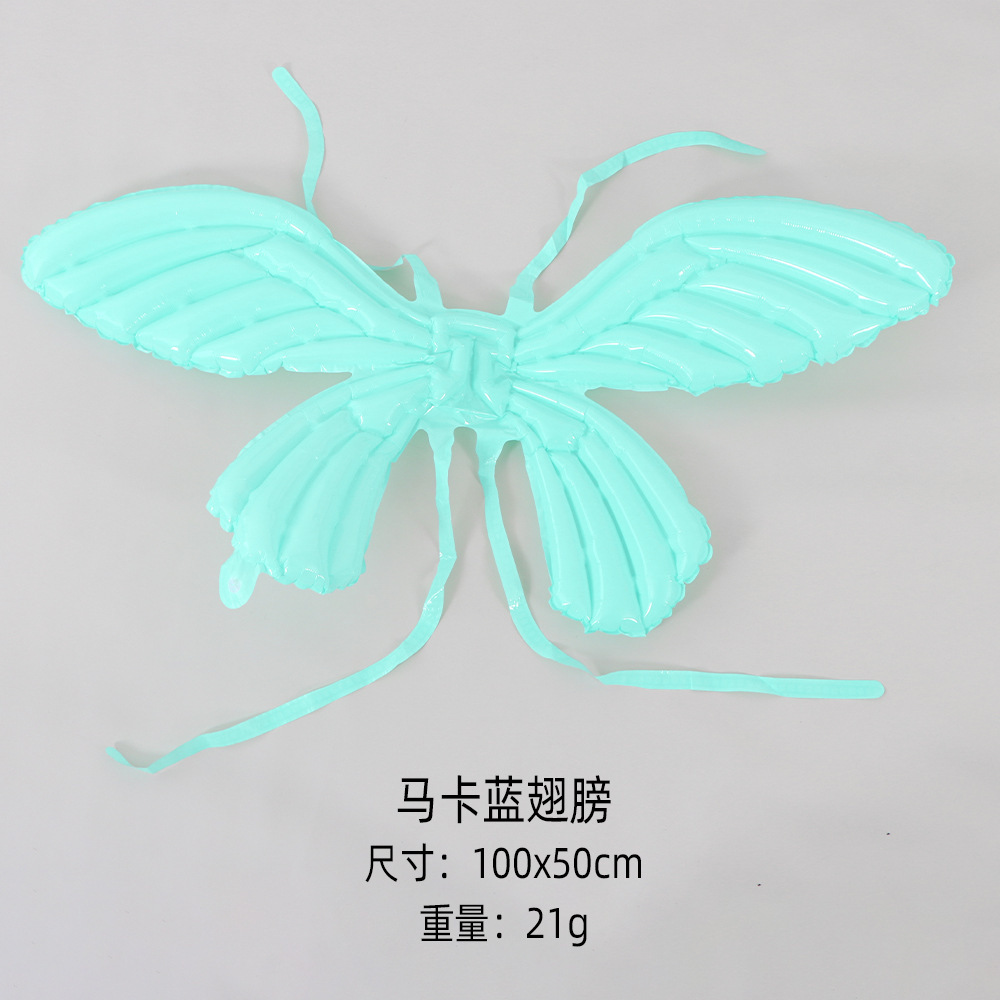 Ángel en línea mariposa alas globo de dibujos animados alas globo actividad temática jardín de infantes decoración extraña globo