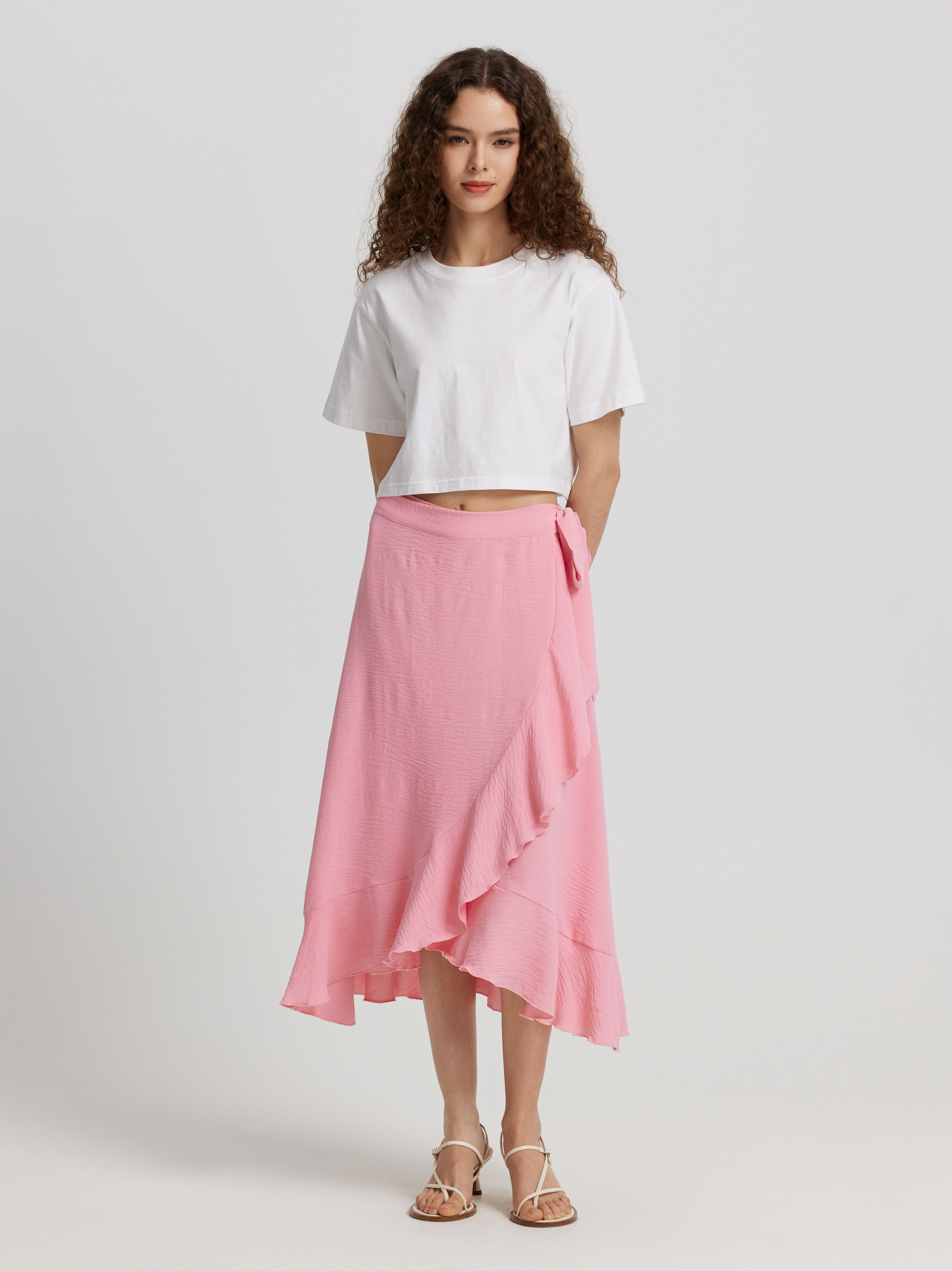 245g Weight Above Knee Dress Length Type Skirt Dresses Type Polyester Fabric Type Mid Waist Waist Line Inelastic Elasticity Holiday, Daily Occasion Slim Fit Type Solid Color Pattern Summer Season Women's Gender Printing Design Streetwear Style Summer Streetwear Solid Color Polyester Above Knee Skirts 4