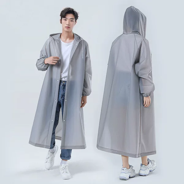 Source Manufacturer Eva Raincoat Thickeneded and Lengthened Full Body Rainproof Travel Concert Flat Drawstring Disposable Raincoat