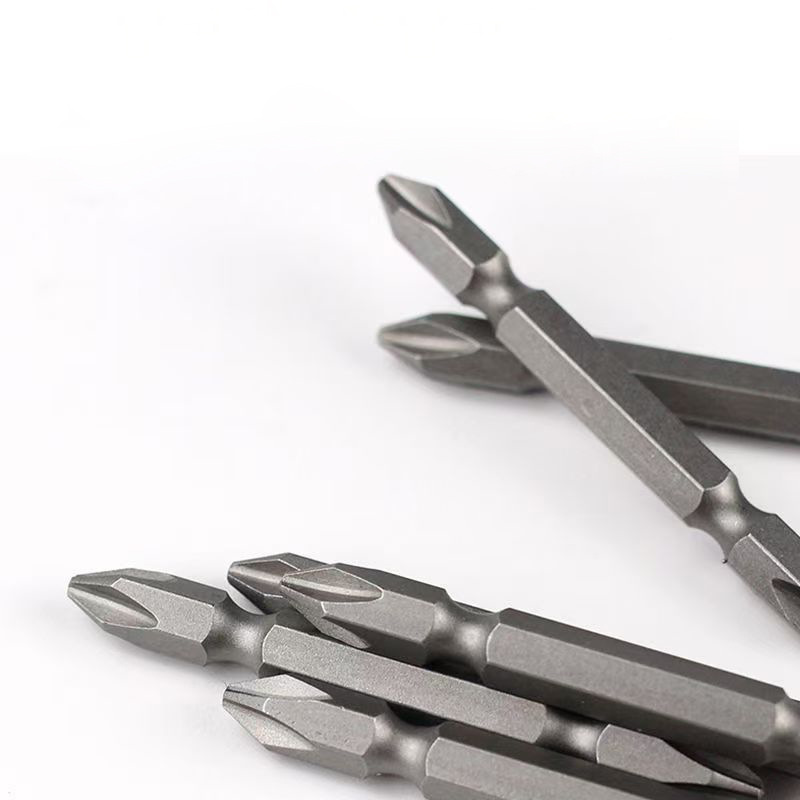Doble cabeza S2 fuerte magnetismo antideslizante de alta dureza boquilla cruzada taladro eléctrico cabeza de aire tornillo eléctrico cabeza de tornillo cruzada