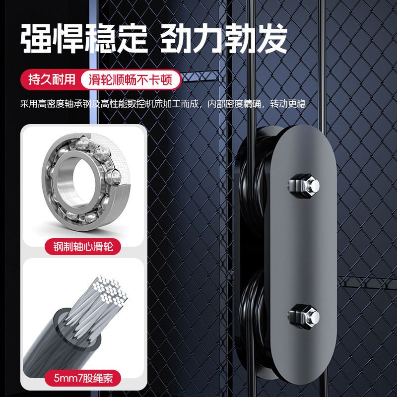 Smith Machine Comprehensive Trainer Soporte de pórtico de grado comercial Equipo de fitness para el hogar press de banca