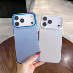 简约纯色适用苹果17Promax手机壳iPhone16元气壳日韩15/14跨境13/