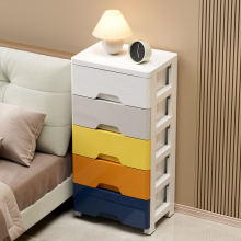 25年新款收纳柜PP家用卧室卫生间夹缝浴室边柜储物整理柜置物柜