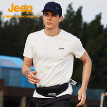 Jeep吉普运动腰包男士便携多功能徒步跑步健身多功能运动包手机袋