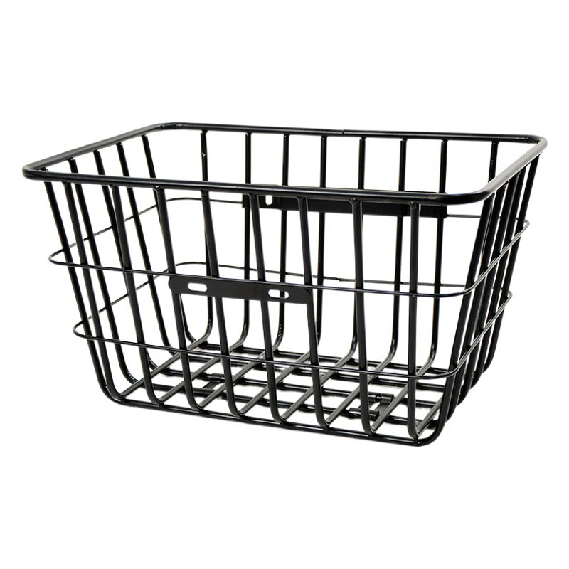 Велосипедная задняя корзина очень большая задняя школьная Корзина Горный велосипед Lou складная корзина для электромобиля Студенческая металлическая корзина