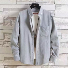 清仓捡秋季款衬衣外贸男装工厂尾货夏季薄款休闲工装长袖衬衫男潮