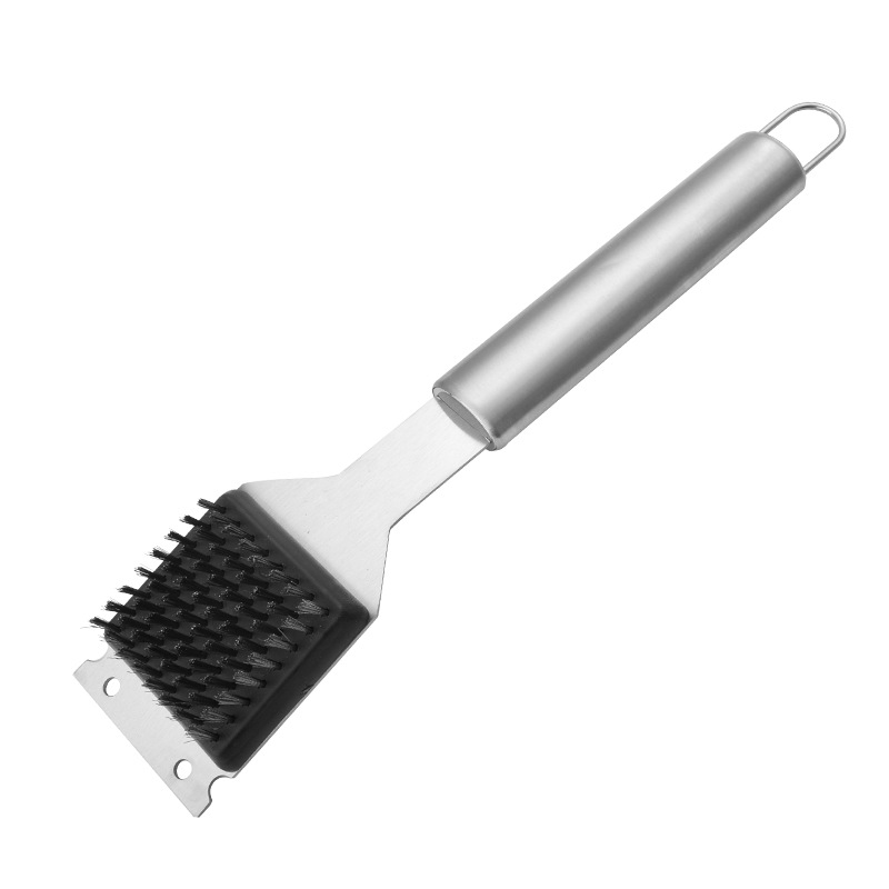 Juego de utensilios para hornear de acero inoxidable, herramienta de combinación de barbacoa, juego de barbacoa BBQ esencial para exteriores, juego de utensilios para hornear