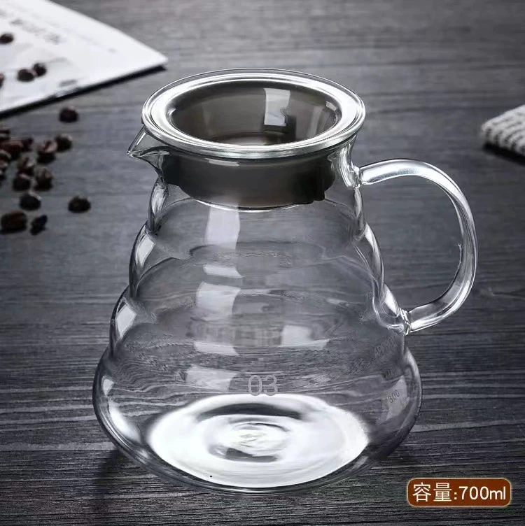 Стеклянный кофейник, облако, увеличенная толщина