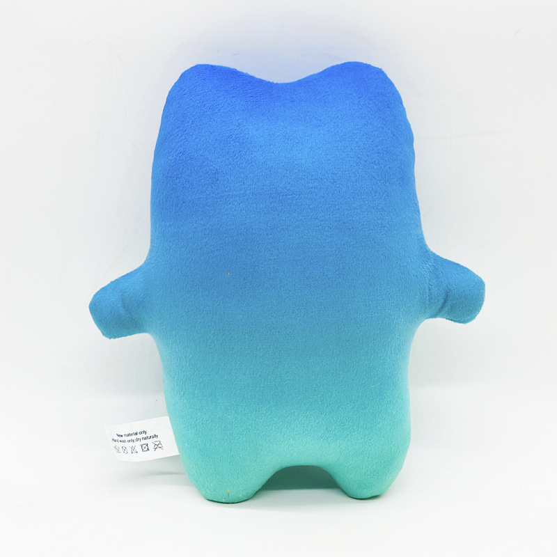 跨境新品fortnite sprite plush渐变蓝怪毛绒玩偶公仔|undefined
