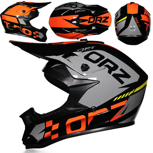 Orz Off-road Cycling Helmet for Men and Women, O'Neil Rally Helmet, Large Size, Mountain Bike Ventilated Off-road Helmet