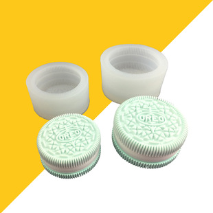 Simulation twist twist silicone mold biscuit aromatherapy candle mold DIY manual sugar baking decoration mold