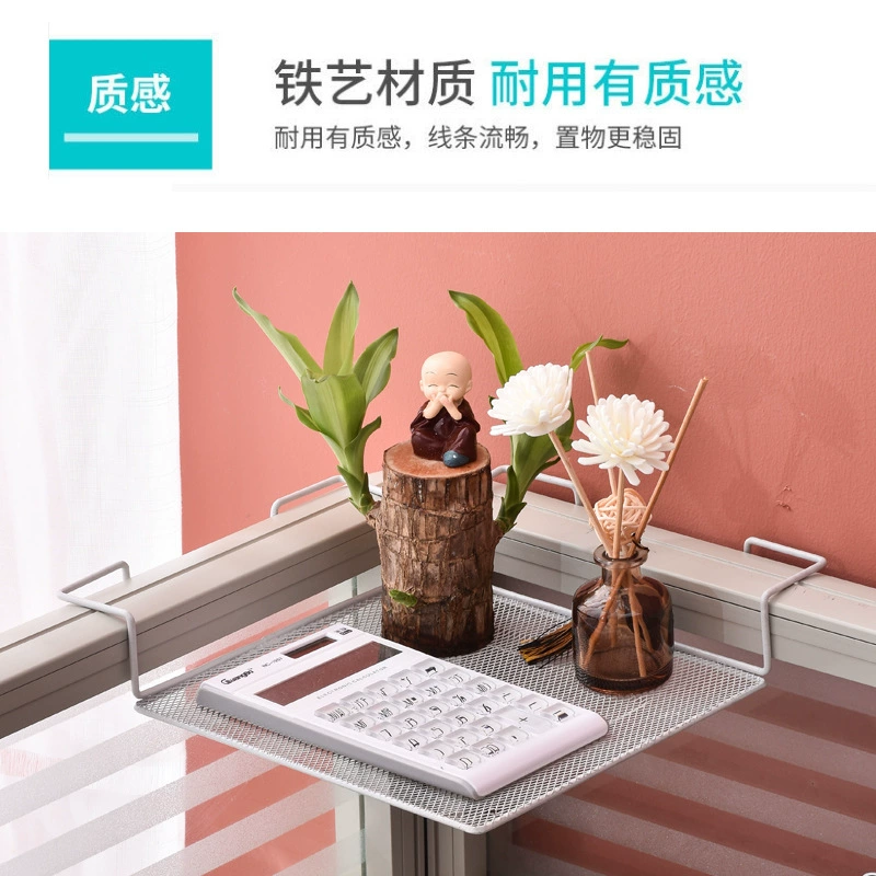 Офисный стол, треугольная полка для хранения, рабочая станция, ремонт, хранение, перегородка, угловая подвесная металлическая цветочная стойка, настольная полка