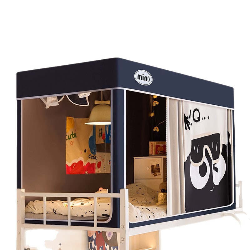 Mosquitera para estudiantes con sombreado fuerte en la temporada escolar 2025 nuevo dormitorio individual literas dormitorio dormitorio con todo incluido