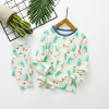 Autumn demi-season children's thermal underwear, set, children's clothing, suitable for teen