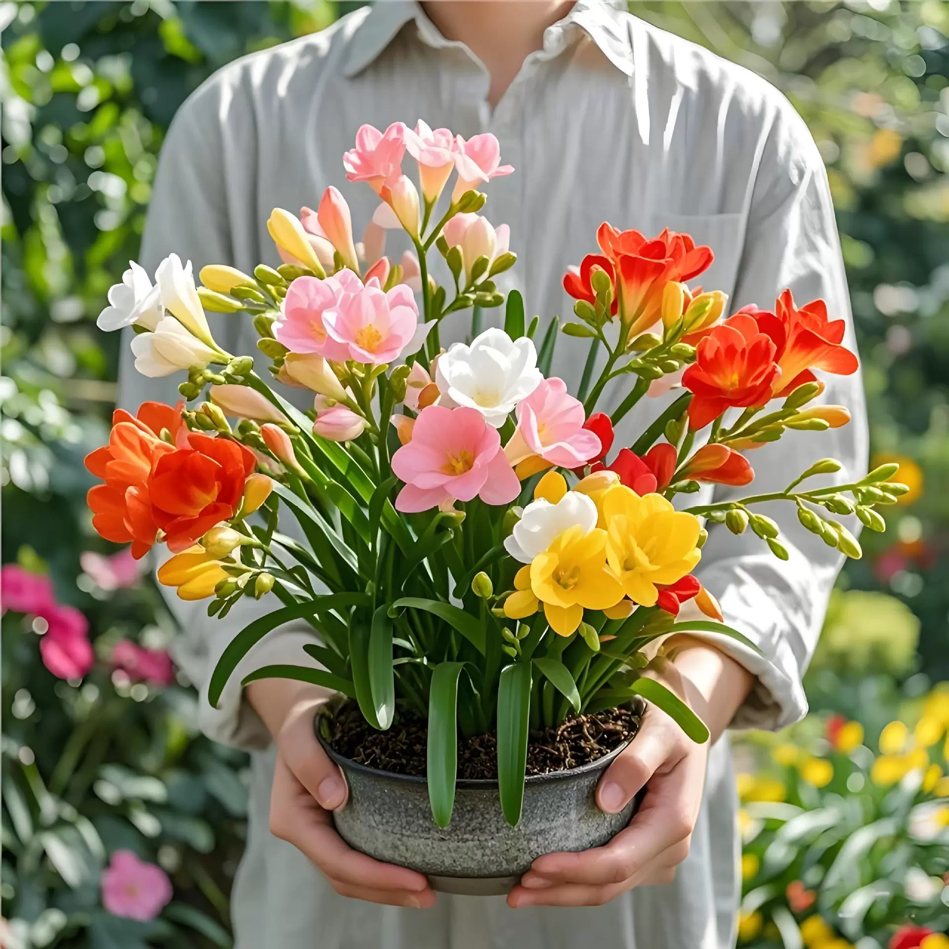 Ароматные шарики Ароматные разноцветные фрезии