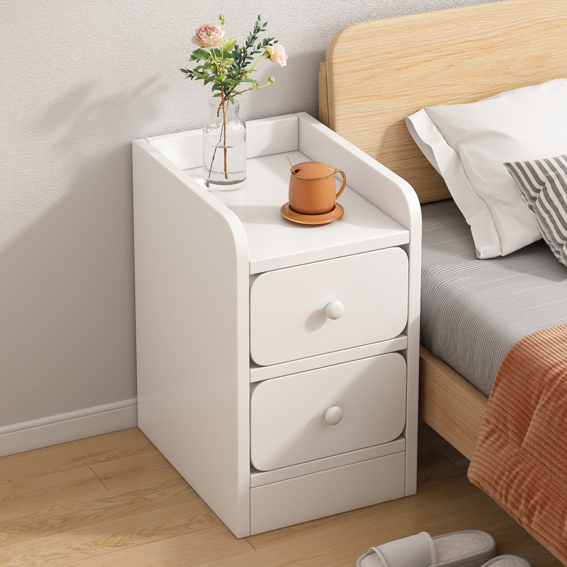 Bedside Table Small Storage Cabinet Integrated Bedroom Bedside Extremely Narrow Gap Small Cabinet Simple Mini Storage Rack