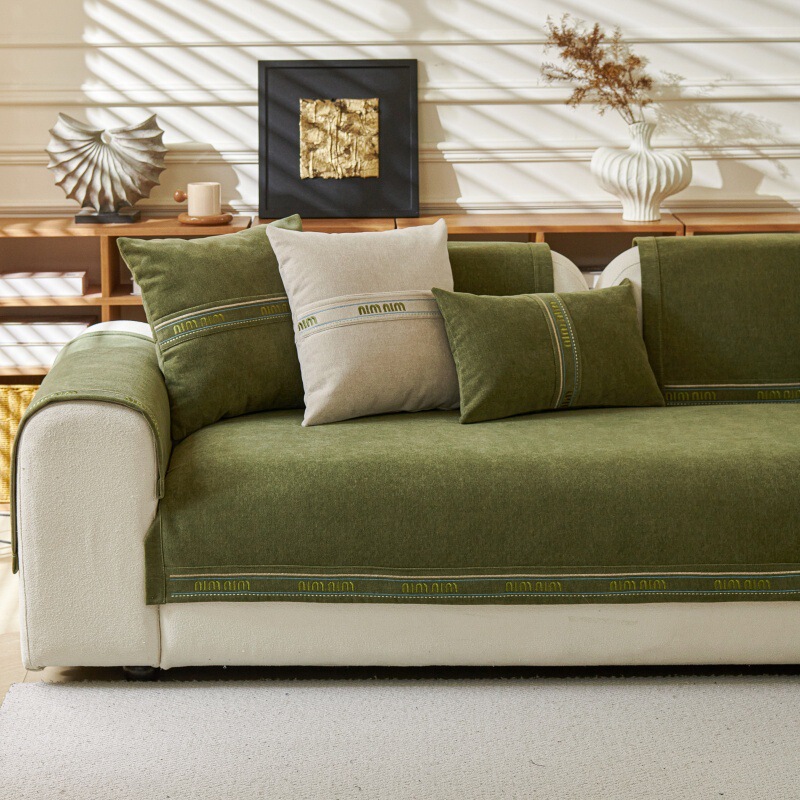 2025 New Chenille Sofa Cushion, Accessible Luxury and High-End Sofa Cover, Non-Slip Cushion Cover, Universal for All Seasons