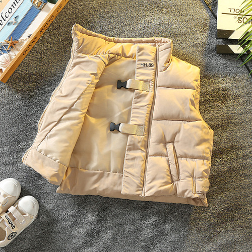 Boys and girls vests  autumn and winter new baby style vests children's style warm windproof cotton clothes winter clothes