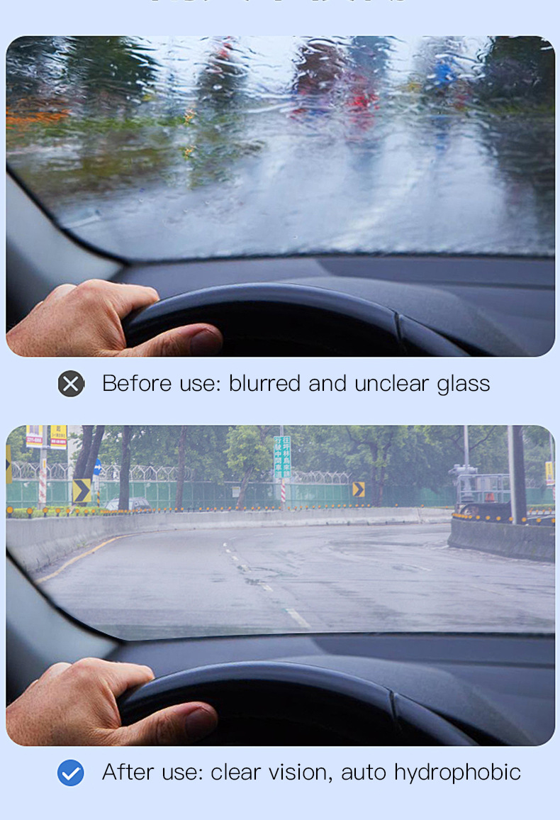 Jb-Xpcs G9 Car Windshield Rearview Mirror Side Window Glass Cleaning Oil Film Remover Car Window
