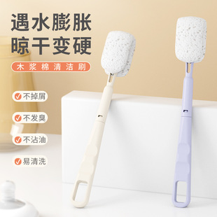 Three-In-One Cup Brush, Bottle Brush, Water Cup Cleaning Brush, Cup Cleaning Tool, Multi-Functional Long-Handled Straw Cup Lid Cleaning Tool