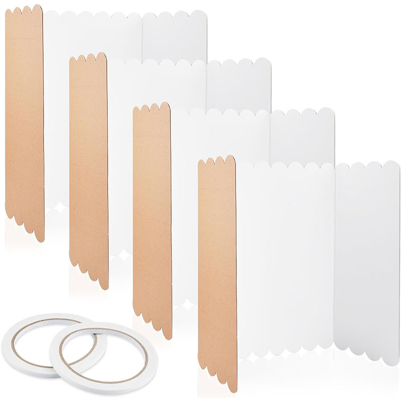 亚马逊热销白色三折海报板便携式瓦楞纸板折叠科学展览项目展示板