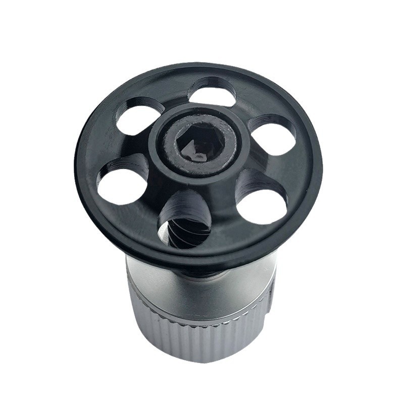 Mi.xim fibra de carbono delantera tubería de horquilla núcleo de suspensión núcleo de suspensión de bicicleta cabeza de cuenco conjunto de tornillo de bloqueo de expansión sol