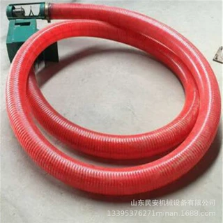 车载软管输送机耐磨螺旋玉米小麦吸粮机加厚牛筋管小石子抽料机