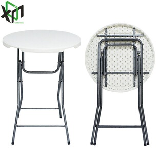 Outdoor Stall Table Portable Table and Chairs Simple Foldableing Round Table Dining Table Home Small Apartment Bar Round Bar