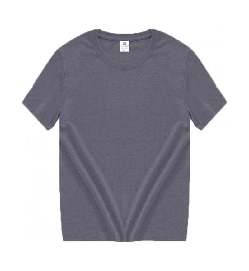 Tiger 180G peinado algodón de cuello redondo T-shirt de manga corta impresión de verano coreano ropa de trabajo de hombres y mujeres camisa publicitaria personalizada