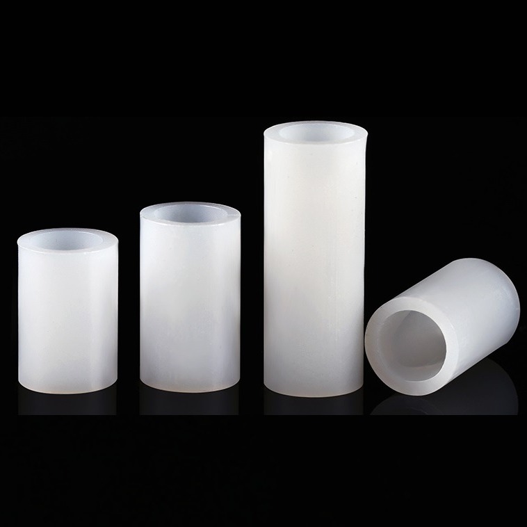 6.3-4.2*8 M4 PCB板隔柱 透明白色导光柱 塑料直通柱 尼龙隔离柱