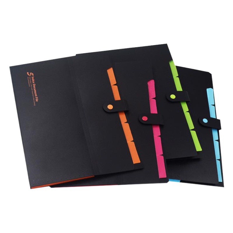 Bolsa de órgano de plástico A4 bolsa de órgano de múltiples capas Carpeta de inserción de negocios bolsa de archivo de múltiples funciones bolsa de archivo PP en stock