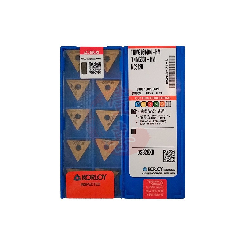 韩国克洛伊数控刀片正品TNMG160404-HM NC3020/NC3030