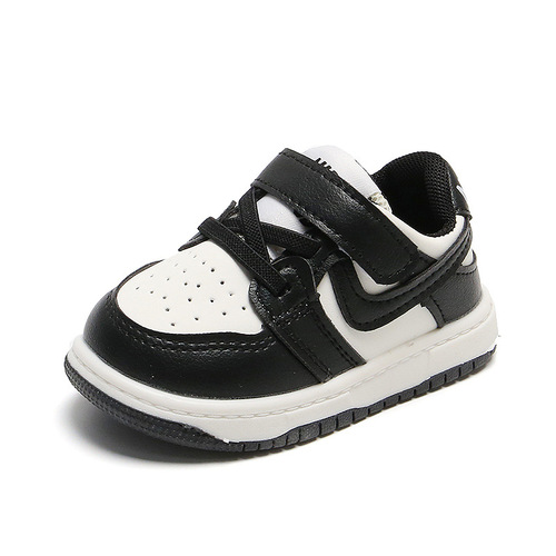  Spring and Autumn White Shoes Baby Toddler Shoes Versatile Baby Shoes Baby Shoes Leather Shoes for Boys and Girls