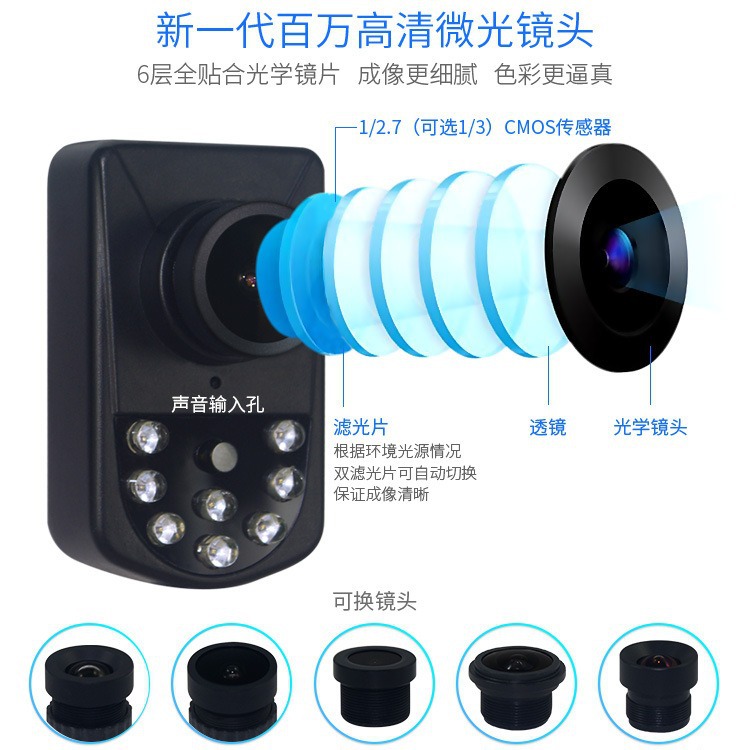 200万红外夜视安卓手机外接摄像头TYPE-C接口三防手机平板电脑