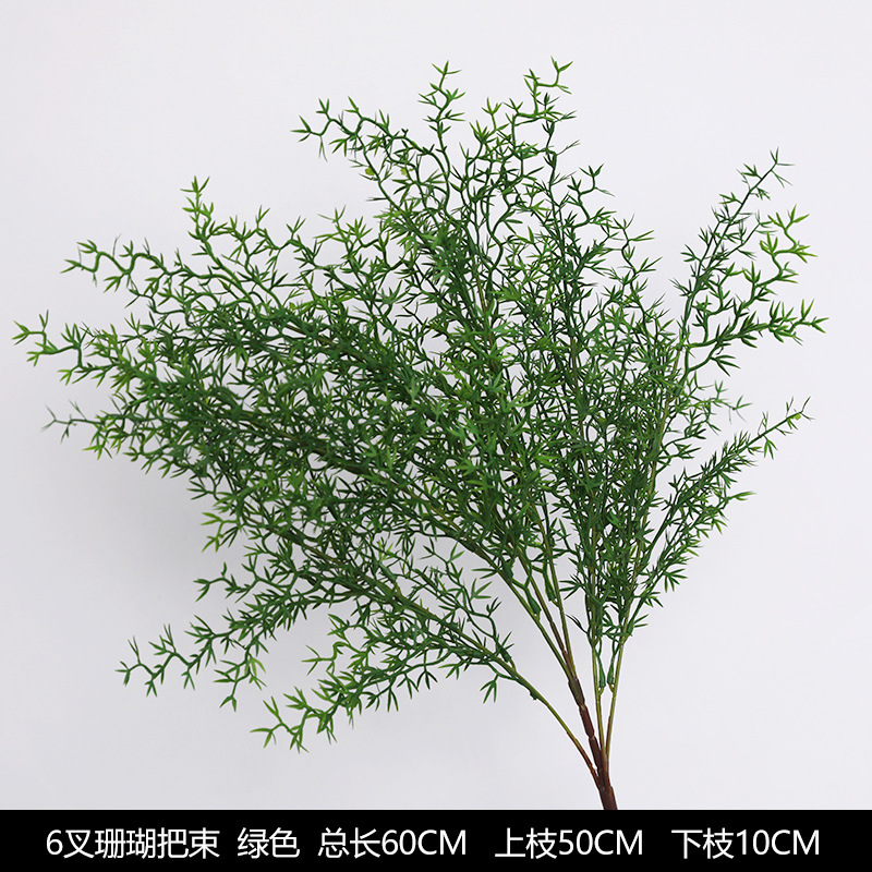6 fork coral handle is green