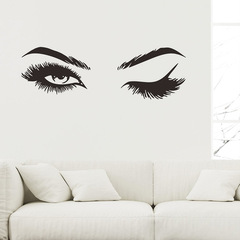 外貿創意眼睛臥室客廳玄關家居裝飾牆貼貼紙自粘批發跨境FX2039