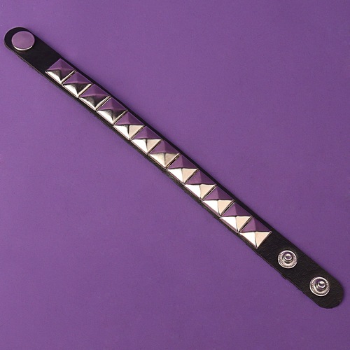 Cross-border rivet punk couple leather bracelet casual fashion trend personalized bangle bracelet accessory