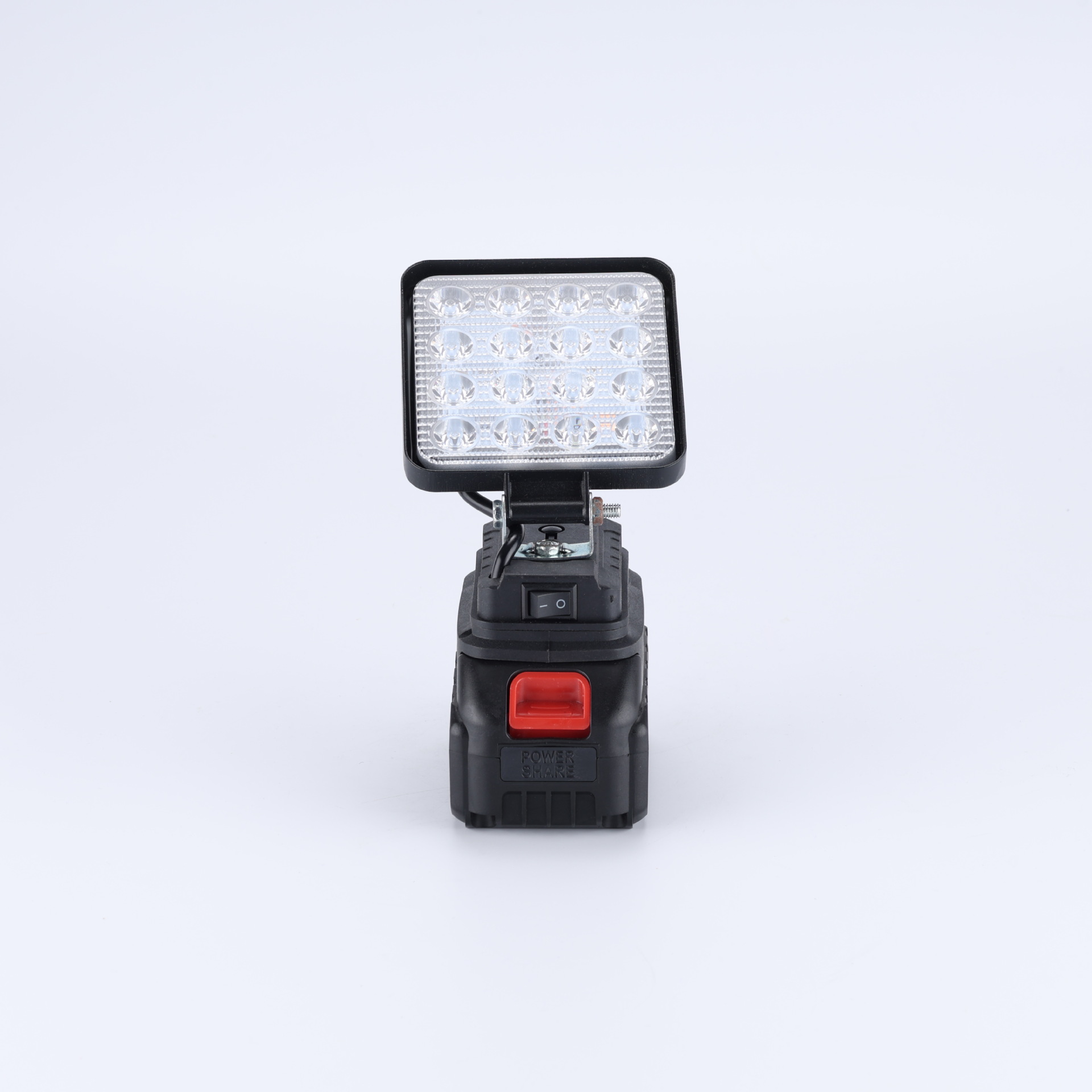 Iluminación de batería de litio de 4 pulgadas luz de emergencia inalámbrica al aire libre iluminación LED de noche con luz de trabajo de carga USB al por mayor