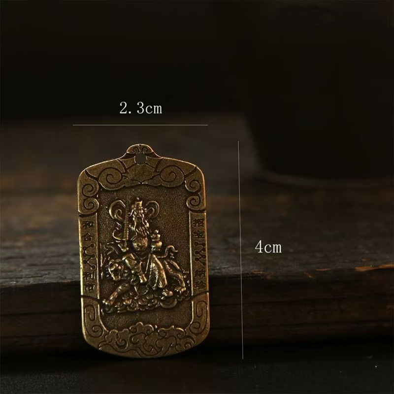 赵公明生肖葫芦招财令赵公明五帝钱钥匙扣挂件 汽车钥匙包包挂件|undefined