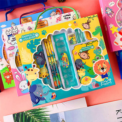School supplies set kindergarten learning materials primary school back-to-school gift box graduation present for first-grade students award