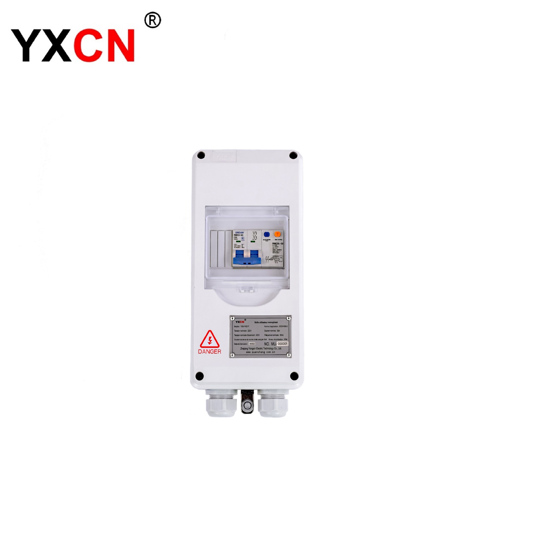 塑料产品单相用户开关箱STS出口电表箱配套用户箱出口非洲