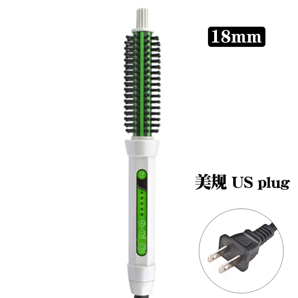 Горячий продающийся анти -горячий электрический ролик для волос двойного назначения выпрямитель для волос внутренний застёжкой завитые инструменты для парикмахера иностранная торговля рулон